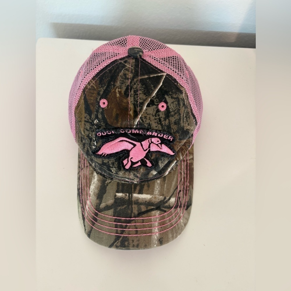 Camo Pink Duck Commander Hat - Picture 5 of 13